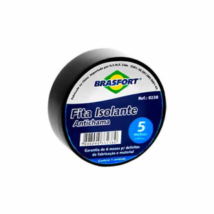 BRASFORT FITA ISOLANTE ANTICHAMA 5M - 8237