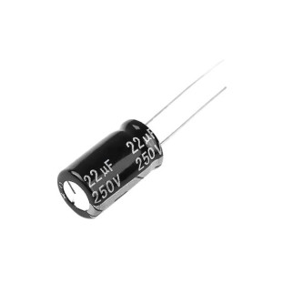 CAPACITOR ELETROLITICO 105 22 X 250V CANECA 13X21 - CAPC0005