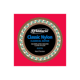 ENCORDOAMENTO PARA VIOLAO NYLON DADDARIO STUDENT CLASSICS HARD TENSION EJ27H - 011029