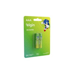 PILHA ALCALINA ELGIN 1,5V AAA C/2 - 82154