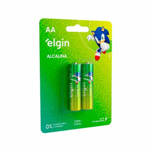 PILHA ALCALINA ELGIN 1,5V AA C/2 - 82152