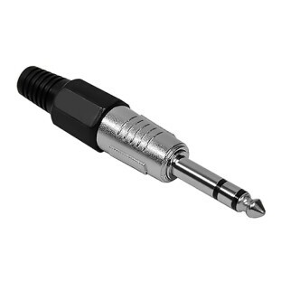 PLUG P10 STEREO METAL PROFISSIONAL PRETO - PGPZ0013