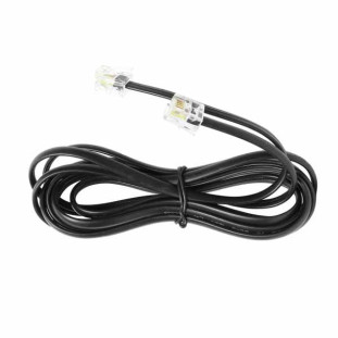 STORM CABO TELEFONE LISO 4 VIAS RJ11 6X4 2M PRETO - CBTL0004