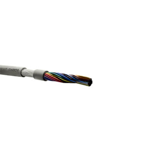 CABO MANGA MULTCABO SEM MALHA 10 VIAS X 26AWG NA COR PALHA (100M)