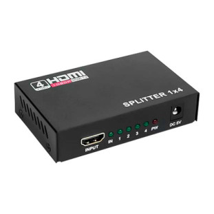 STORM DIVISOR HDMI 4 SAIDAS FULL HD/ 3D/ 4K 1.4V (GABINETE METAL) - CHSL0005