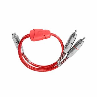 CABO Y STETSOM 2 RCA MACHO X 1 RCA FEMEA RCA ALTA PRESSAO PRATA 40CM - 24395-0