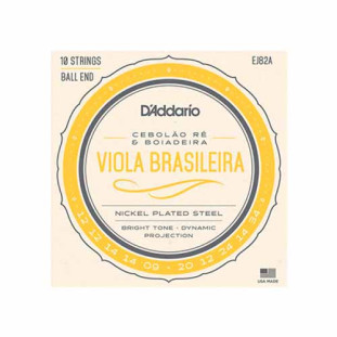 ENCORDOAMENTO PARA VIOLA AÇO 10 CORDAS DADDARIO CEB RE/BOIADEIR .012-.034 - J82A - FR