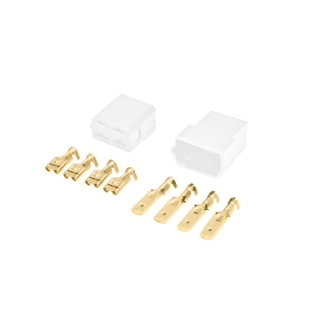 PERMAK CONECTOR 4 VIAS (C/ TERMINAIS) BRANCO - 35/A