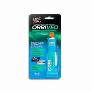 ADESIVO DE SILICONE ORBI QUIMICA MULTIUSO ORBIVED 50G (BLISTER) - 5542