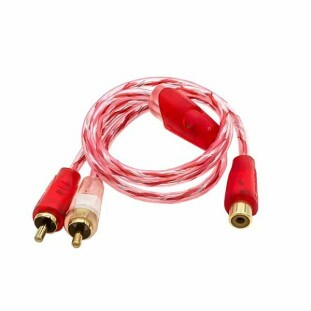 CABO Y STETSOM 2 RCA MACHO X 1 RCA FEMEA RCA SERIE BRONZE VERMELHO/BRANCO - 24393-0