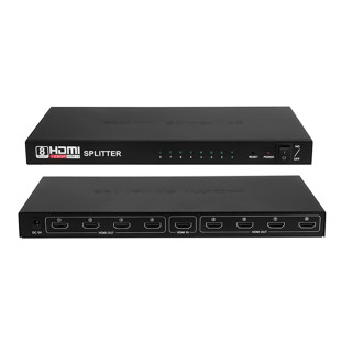STORM DIVISOR HDMI 8 SAIDAS FULL HD/ 3D/ 4K 1.4V (GABINETE METAL) - CHSL0007