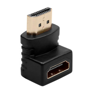 ADAPTADOR HDMI MACHO X HDMI FEMEA GOLD 90 - ADAP0045