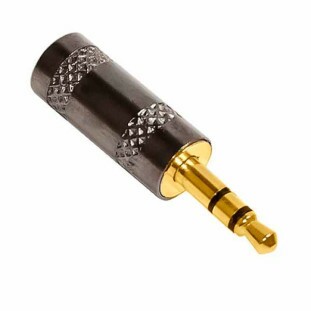 PLUG P2 STEREO PROFISSIONAL METAL PRETO GOLD SEM MOLA - PGPD0006