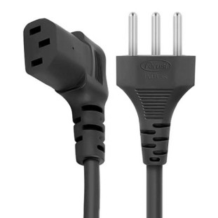 CABO DE ENERGIA FORUSI 10A TRIPOLAR PARA COMPUTADOR 3X0,50MM 1,5M 90G - 16.9.71.1089.18