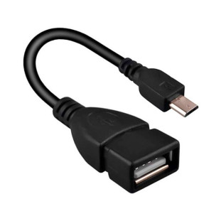 STORM CABO OTG MICRO USB MACHO X USB 2.0A FEMEA 15CM PRETO - CBUS0024