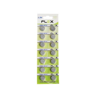FLEX GOLD BATERIA ALCALINA LR-43/AG12 COM 14 - FX-LR43