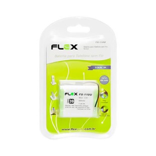 BATERIA PARA TELEFONE FLEX GOLD SEM FIO AA 3.6V 600MAH - FX-110U