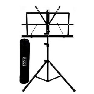 MXT ESTANTE RETRATIL DE PARTITURA DOBRAVEL PRETO (ACOMPANHA BAG) - MSP001