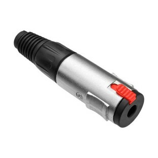 JACK J10 FEMEA METAL MONO E STEREO COM TRAVA - JCPZ0006