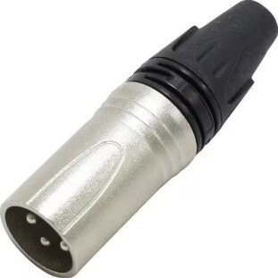 PLUG CANNON XLR MACHO METAL -  PGCN0017