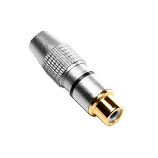 PLUG RCA FEMEA PROFISSIONAL PRETO  - JCRC0009