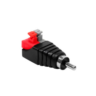 PLUG COM BORNE STORM ENGATE RAPIDO X PLUG RCA MACHO - PGRC0029 - FR