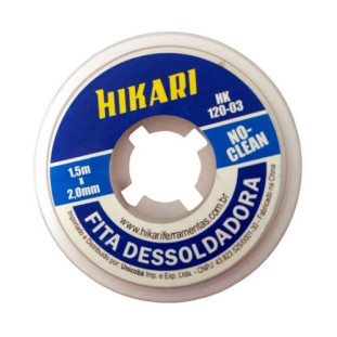 FITA DESSOLDADORA HIKARI 1,5MX2,0MM NO CLEAN HK-120-03  - 21H003