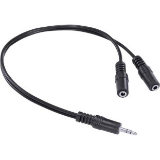 CABO P2 MACHO STEREO X 2 J2 FEMEA STEREO TITANIS 15CM - FR