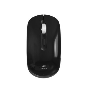 MOUSE SEM FIO OFFICE C3TECH 1600DPI 4 BOTOES M-W80BK BATERIA RECARREGAVEL - 302023420100