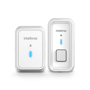 CAMPAINHA SEM FIO INTELBRAS COM BATERIA CIB 101 BRANCA - 4522001 - FR
