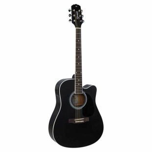 VIOLAO AÇO ELETROACUSTICO GIANNINI PERFORMANCE GDC-1 CEQ SATIN BLACK (SBK) - 23453
