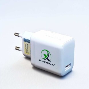 CARREGADOR TOMADA XCELL TURBO FAST CHARGER 25W GAN 5A 1 USB BRANCO - XC-UR-82