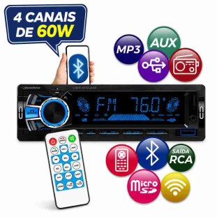 AUTO RADIO ROADSTAR FM 60W RMS - RS2751BR PLUS
