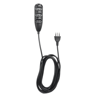 EXTENSAO ELETRICA INTELBRAS 3 TOMADAS 3 PINOS 10A 5M CABO PP 2X0,75MM PRETO EXT 3005 - 4830169