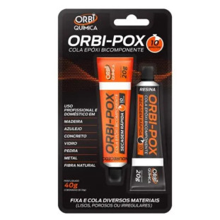 ADESIVO EPOXI ORBI QUIMICA BISNAGA ORBI-POX 40G - 241