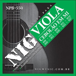 ENCORDOAMENTO PARA VIOLA NIG CEBOLAO EM MI - NPB-550