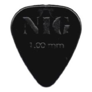 PALHETA PARA VIOLAO NIG 1.00MM PRETA C/12 - PN100