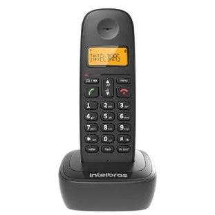 TELEFONE INTELBRAS SEM FIO COM IDENTIFICADOR DE CHAMADAS PRETO - TS2510 ID - CCB - FR