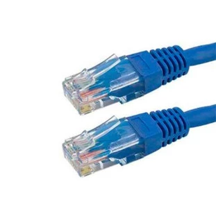 CABO DE REDE 5+ PATCH CORD CAT-5E UTP 1M AZUL - 018-1071