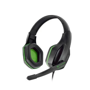VINIK HEADSET GAMER VX GAMING OGMA P2 STEREO COM MICROFONE PRETO E VERDE - 29868 - FR