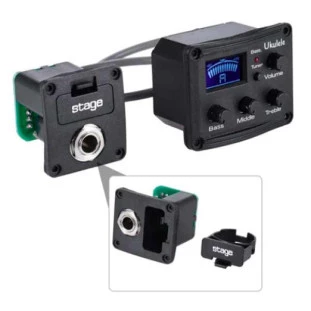 EQUALIZADOR PARA UKELELE/ CAVACO STAGE 3 BANDAS COM AFINADOR - UK4000