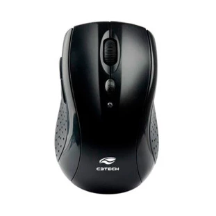 MOUSE SEM FIO OFFICE C3TECH 1600DPI 6 BOTOES M-W012BK-V2 - 302020680103