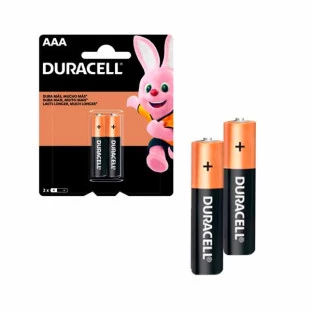 PILHA ALCALINA AAA DURACELL C/2 - 1010678
