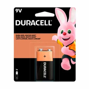 BATERIA ALCALINA 9V DURACELL C/1 - 1010075