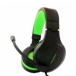 HEADSET TECDRIVE GAMER PX-10 COMETA LED USB/ P2 PARA PS3/ PS4/ XBOX ONE/ NSWITCH PRETO/VERDE - PX10-VD - FR