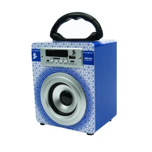 CAIXA DE SOM 5+ PORTATIL SUPER BASS 5WRMS BLUETOOTH/ FM/ USB/ CARTAO TF/ CONTROLE REMOTO SPK6 - 030-0006 - FR