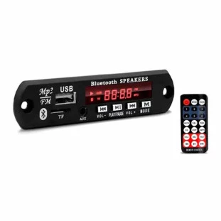 PLACA MP3 USB FM AUX SD BLUETOOTH FIRST OPTION PARA CAIXA AMPLIFICADA - FM-560