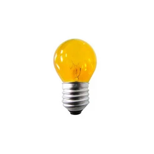 LAMPADA BOLINHA BRASFORT 7WX220V E27 BG-35 AMBAR - 8472 - FR
