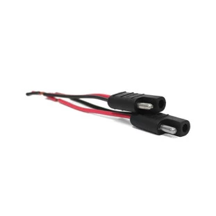 CHICOTE TECHNOISE COM CONECTOR 2 VIAS PRETO CABO 4,00MM - 12397