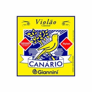ENCORDOAMENTO PARA VIOLAO NAILON 6 CORDAS GIANNINI CANARIO GENWB MEDIA COM BOLINHA - 5922